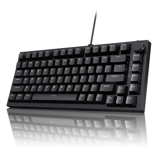 EXPROTAS Mechanical Gaming Keyboard 75% Wired RGB Backlit Gasket Layout