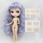 ICY DBS Blythe Doll 1/6 BJD Joint Body White Skin 30cm Custom Random Eyes