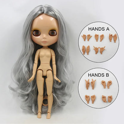 ICY DBS Blyth doll 1/6 bjd tan skin joint body shiny face 30cm toy girls gift-EXPROTAS