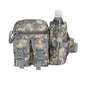 Outdoor Fanny Pack Waist Bag with Bottle Holder for Camping Hiking Hunting EDC