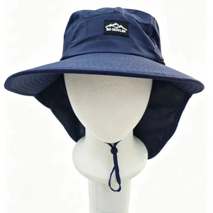 Outdoor UV Protection Hat Unisex Quick Dry Fishing Neck Flap Hiking Cap