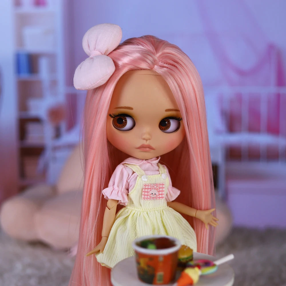 Icy Dbs Blyth Doll 1/6 Joint Body Brown Skin 30cm BJD Toy