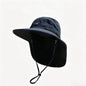 Neck Protection Wide Brim Bucket Hat UV Fishing Hiking Cap Unisex