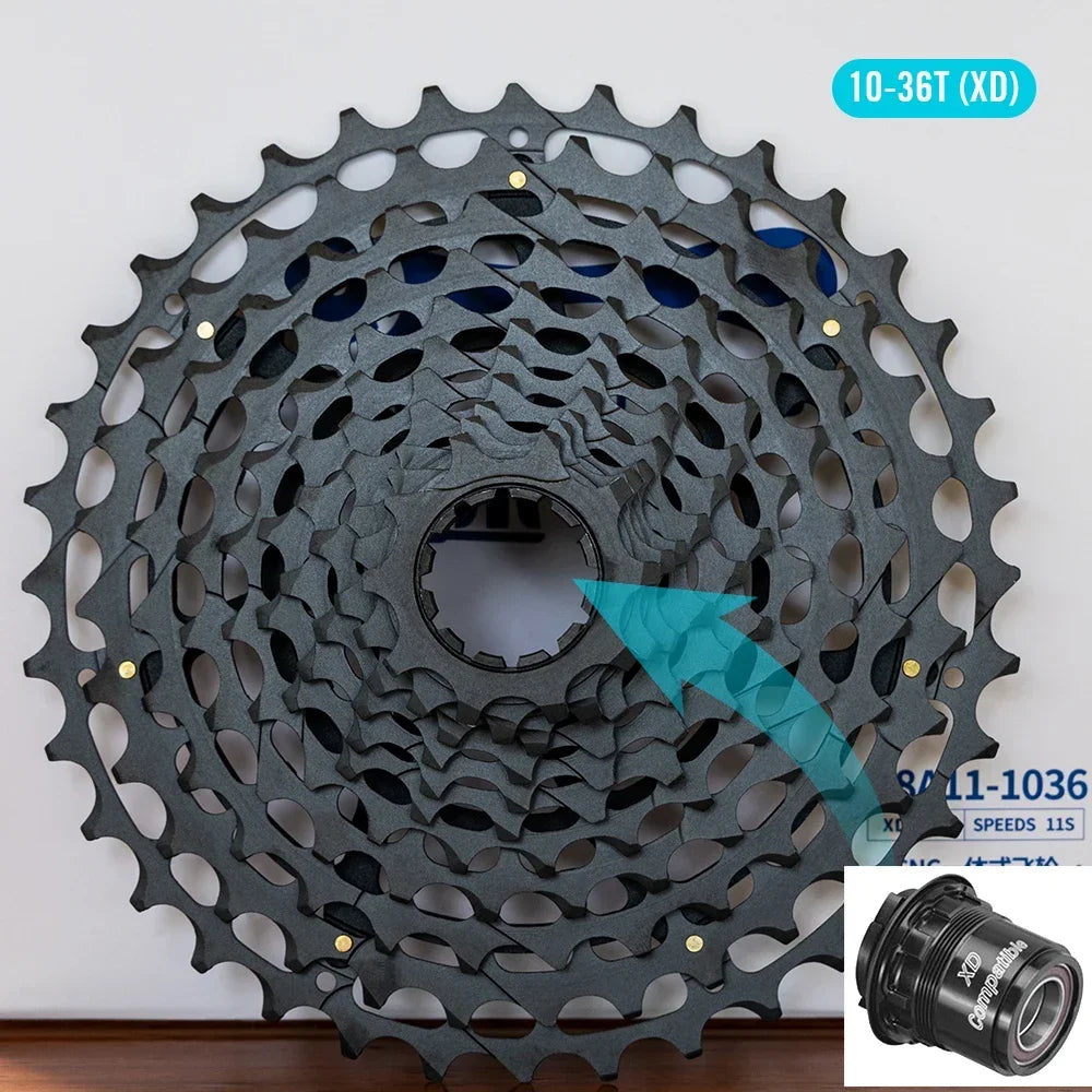 SPEDAO 11 Speed MTB Cassette HG 10–36T 10–42T CNC Compatible Shimano M8000 - EXPROTAS