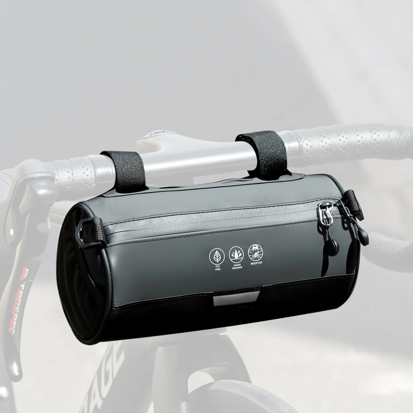 Offbondage Front Bag Reflective Bike Frame Cycling Pannier Waterproof 2.7L