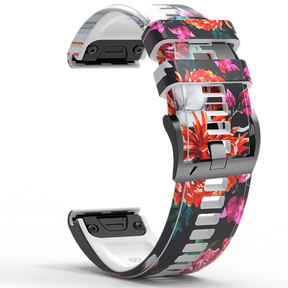 Silicone Strap for Garmin Fenix 7X 8 6X 5X 26mm 22mm Watch Band