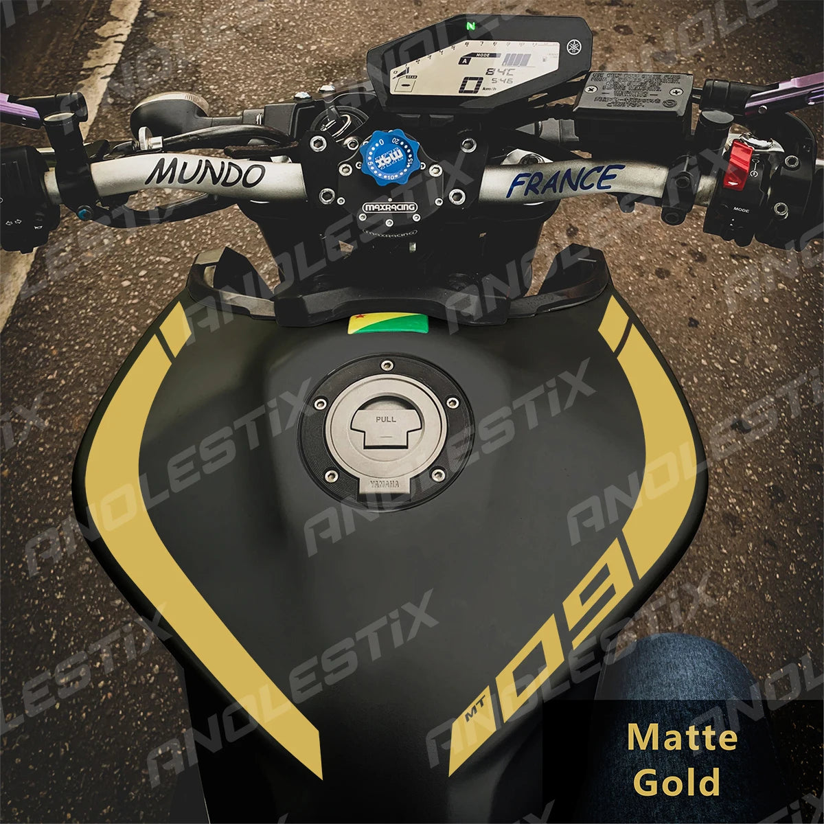 Reflective Vinyl Motorcycle Stickers for Yamaha MT09 FZ09 2018-2020