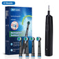 Electric Toothbrush Rechargeable Brush Rotating 8 Heads USB Timer Adults