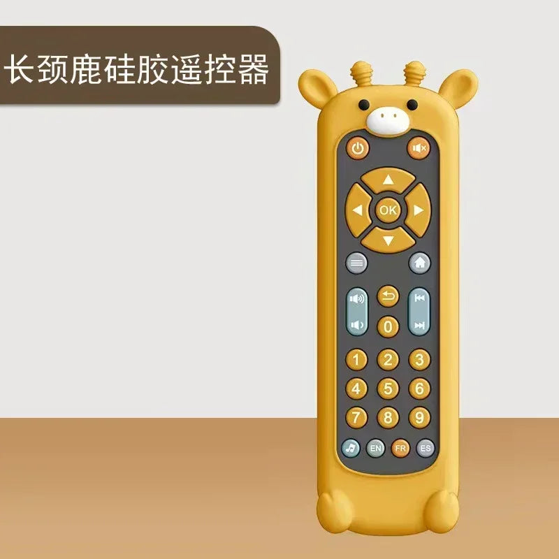 TV Remote Control Toy for Babies with Music and Light - Educational Sensory Toy