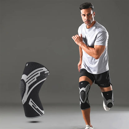 1Pcs Knee Pads Compression Support Sleeve Gym Sports Running Brace