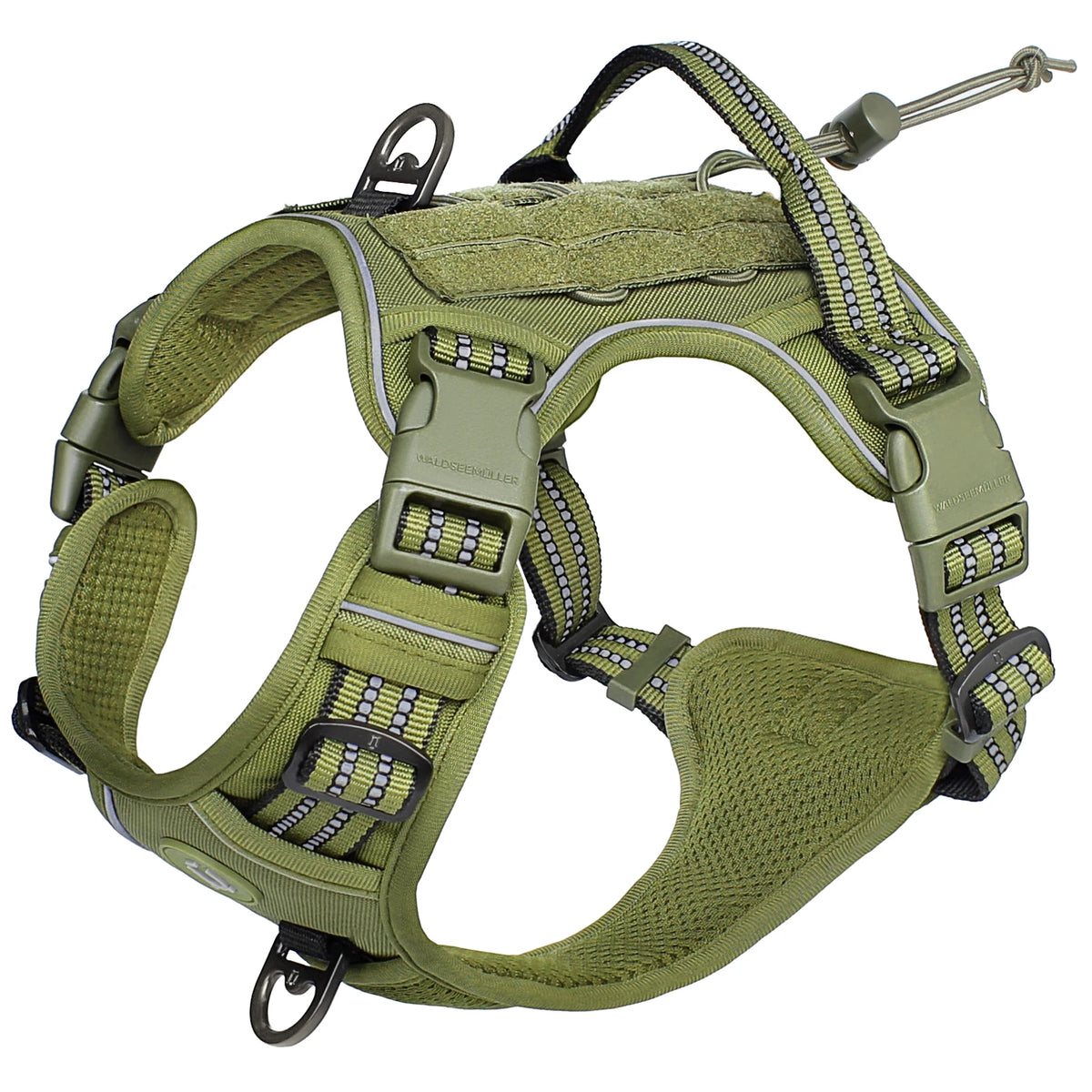 Tactical Dog Harness Adjustable No Pull Reflective Vest for Medium Large Dogs