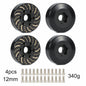 Brass 12mm Hex Wheel Weights Brake Disc Adapters for 1.9 2.2 RC Crawler