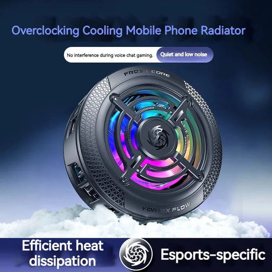 Portable Magnetic Clip Phone Cooler Cooling Fan for iPhone 17 Samsung S25