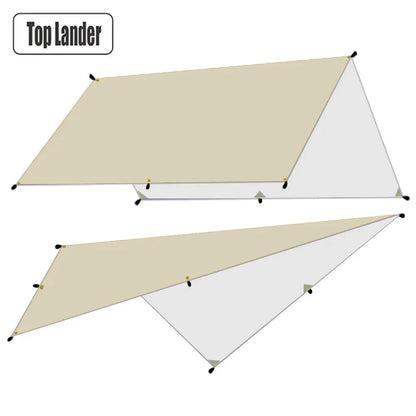5x3m 4x3m 3x3m Waterproof Tarp Tent Shade Ultralight Garden Canopy Sunshade Outdoor Camping Awning Tourist Beach Sun Shelter-EXPROTAS