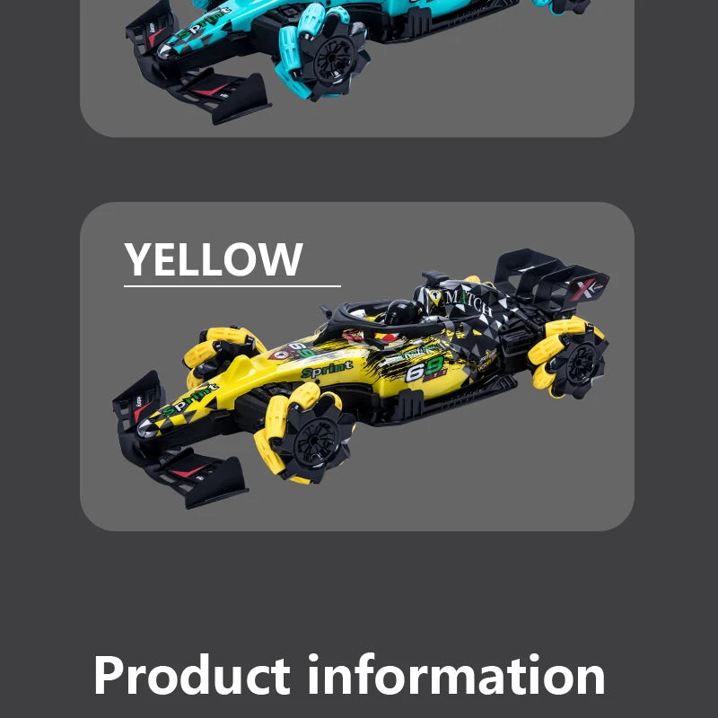 ZWN F1 RC Drift Car With Music Led Lights 2.4G Glove Gesture Radio Remote Control Stunt Cars 4WD Electric Children Toy vs Wltoys-EXPROTAS