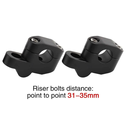 22mm 25mm 28mm Motorcycle Handlebar Riser Extension Back Moved For BMW Honda ATV