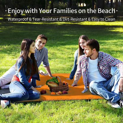 Camping Mat 200x210 Waterproof Folding Beach Picnic Outdoor Lightweight