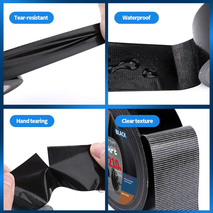 50M Fabric Duct Tape Waterproof Adhesive Repair for E-Bike Tent Tarpaulin