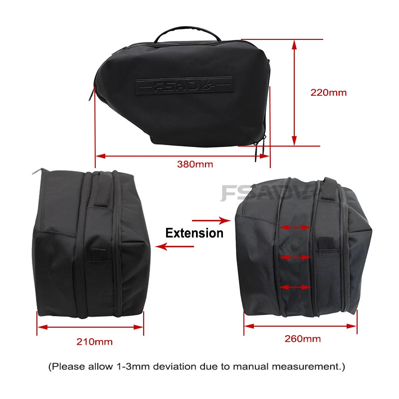 For BMW R1300GS ADV 2023-2024 Inner Side Case Pannier Saddle Bag Toolkit Set