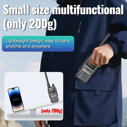 Baofeng Walkie Talkie UV-5R Mini Dual Band Bluetooth Long Range Radio