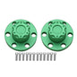 1/10 RC Crawler Metal Wheel Center Dust Caps 6-Hole for 1.9" & 2.2" Wheels - EXPROTAS