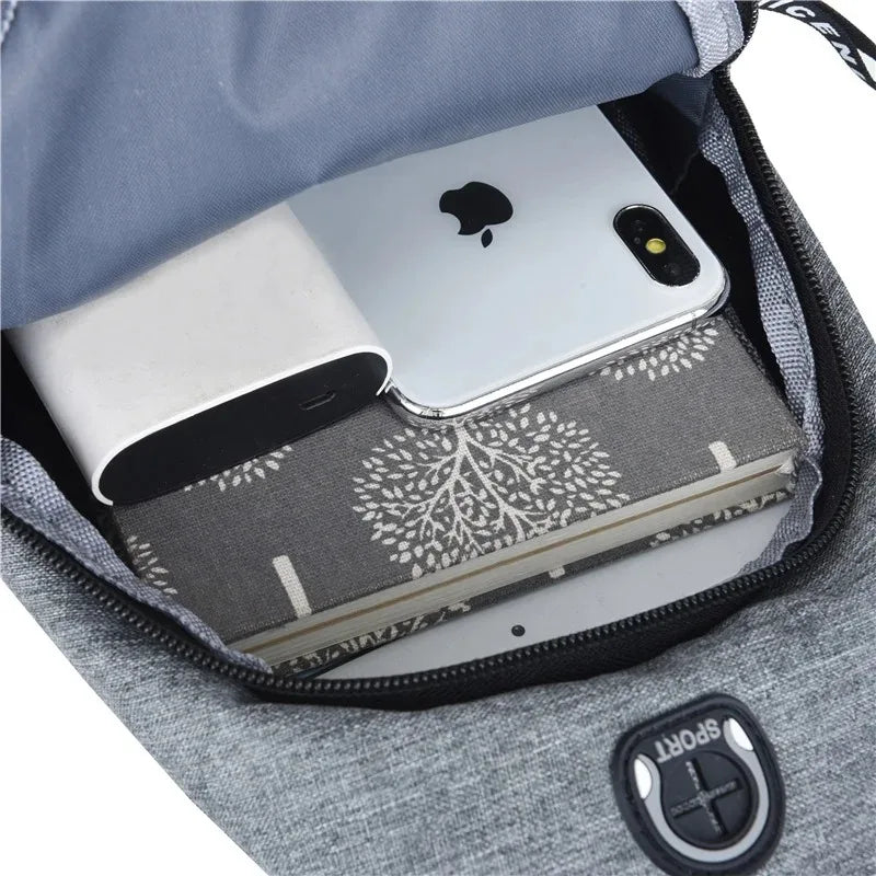 Waterproof Messenger Bag Men Chest Fashion Korean-Style Casual Bags