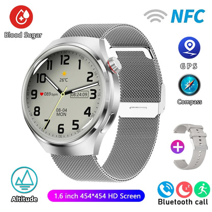 For HUAWEI GT4 Pro GPS NFC Smart Watch Men 360*360 AMOLED Screen Heart rate Bluetooth Call IP68 Waterproof Man Smartwatch 2024-EXPROTAS