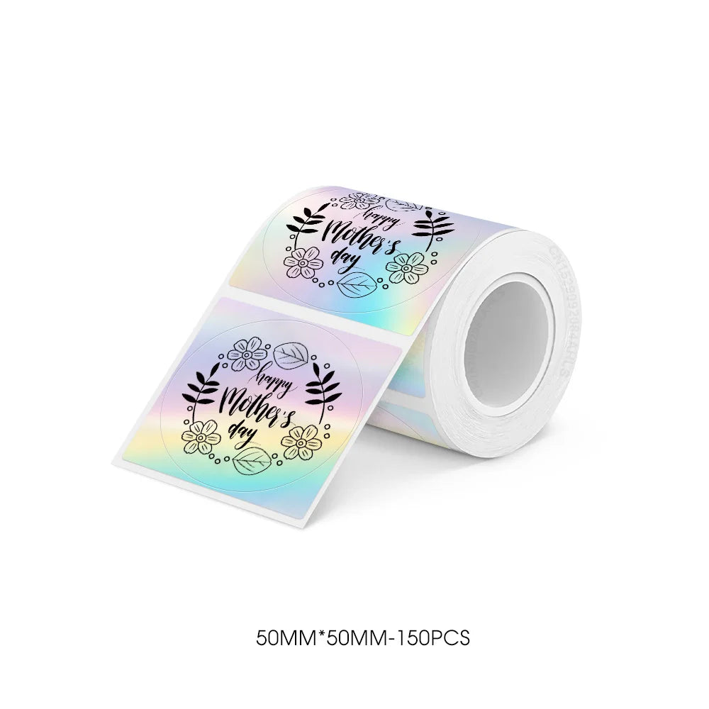 Thermal Paper Self-Adhesive Label Stickers 50mm x 80mm 150 Pcs