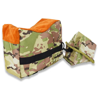 Front & Rear Rifle Shooting Rest Bag Unfilled Gun Bench Target Hunting Support