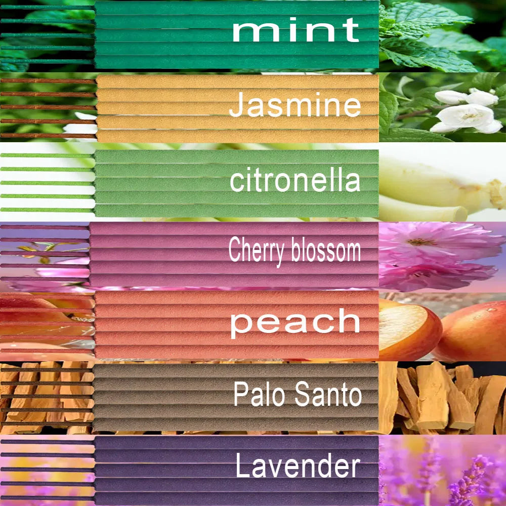 28Pcs Incense Sticks 27cm Extra Long Assorted Scents for Patio Dining