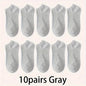 5/10-Pack Unisex Comfort-Fit Ankle Socks Lightweight Breathable Sports Wear
