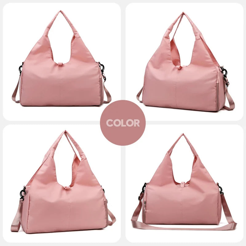 Yoga Mat Gym Bag For Women Sports Handbags Travel Fitness Tote Bag Yoga Swimming Shoulder Bag Large Capacity With Shoulder Strap-EXPROTAS