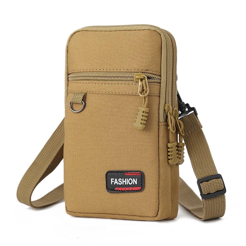 Mobile Phone Case Waist Bag Outdoor Pouch Crossbody Men Travel Storage