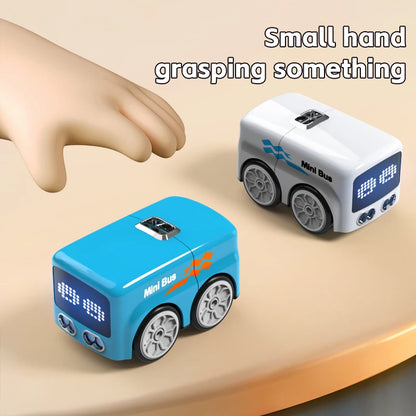 Magic RC Mini Bus Gesture Sensing Remote Control Cartoon Car Follow Toy