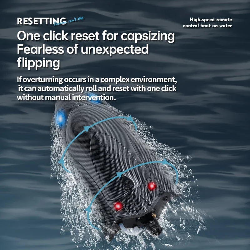 Rc Boat High Speed Racing Ship 25Km/h Waterproof Rechargeable Model Electric Radio Remote Control Speedboat Toys for Boys Gift-EXPROTAS