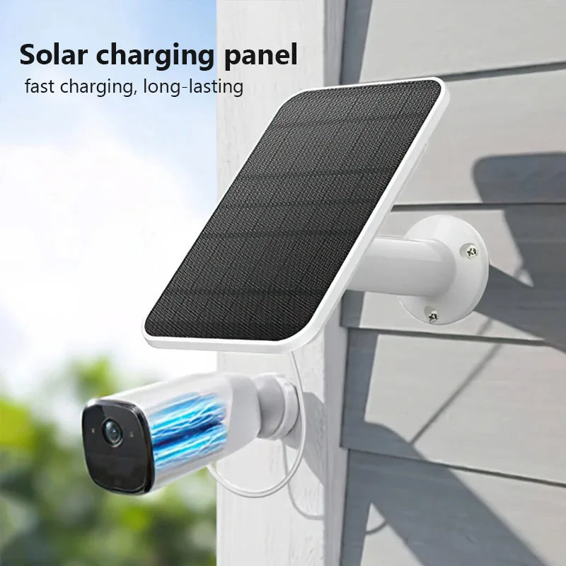 10W Solar Panel for Security Camera Type-C Outdoor Charger 5V