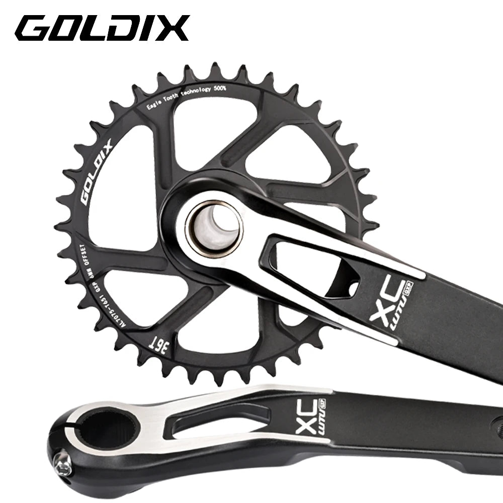 GOLDIX 3-Bolt Chainring Narrow Wide 30T 32T 34T 36T 38T for SRAM Crankset