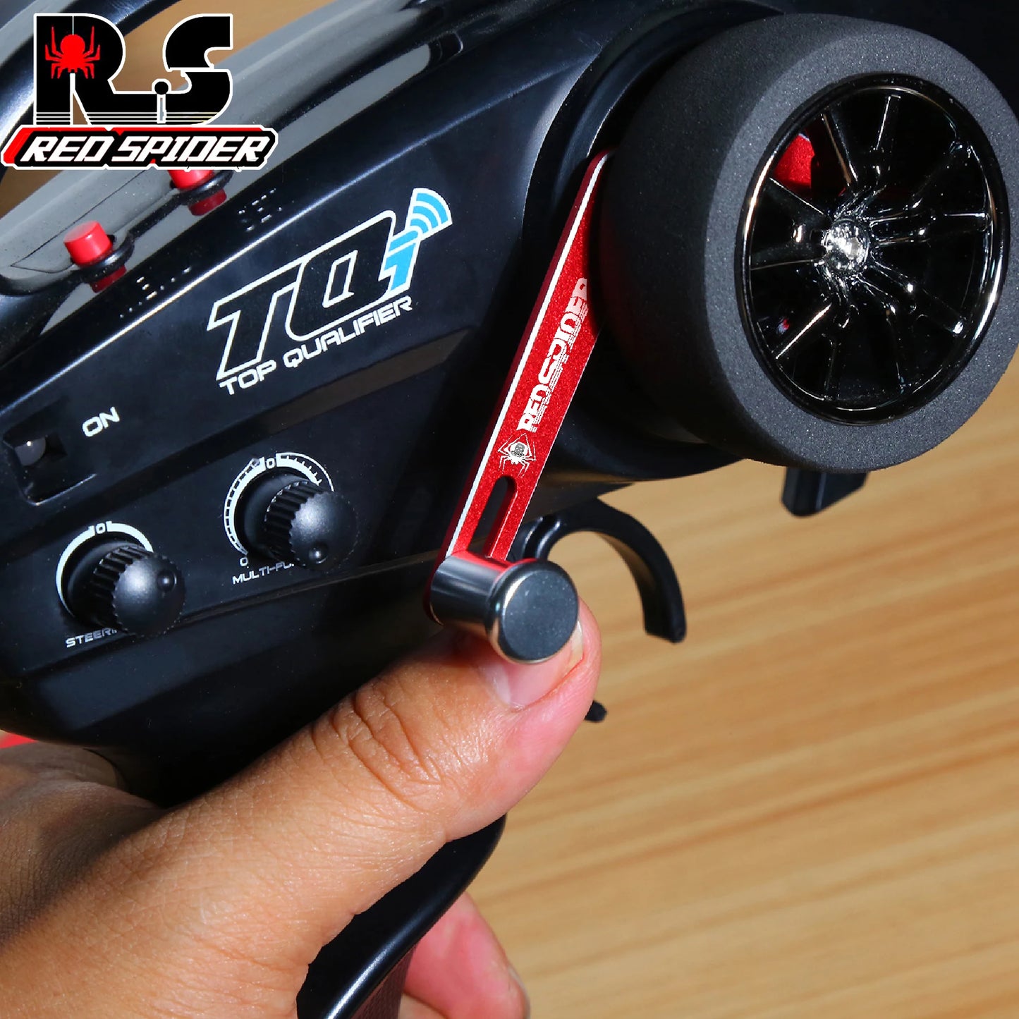 RC Transmitter Steering Wheel Trigger One-Hand Adapter for TRX4 Slash Summit