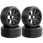 4PCS 2.9" RC Tires 3.94" OD Honeycomb Wheels for Arrma 6S Typhon Felony