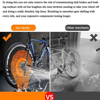 Bicycle Disc Brake Wash Cover Anti-Grease Protector for MTB Road Cleaning
