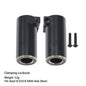 Axial SCX10 II AR44 Black Brass Weight Set Diff Cover Knuckles C-Hubs Link Mounts