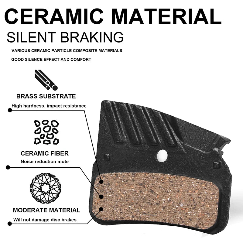 BL-05S Ceramic Disc Brake Pads for Shimano N03A N04C D02S D03S