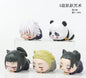 5pcs Jujutsu Kaisen Sleeping Panda Figure Set 6cm Anime Collectible Models