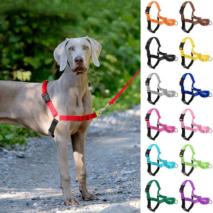 Dog Harness Adjustable Vest for Big Dogs Soft Chest Puppy Traction