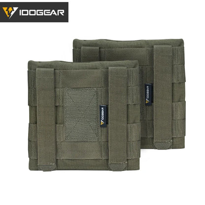 IDOGEAR Tactical Side Plate Pouch For JPC2.0 AVS Vest Molle Hunting Camouflage Side Pouch 35107