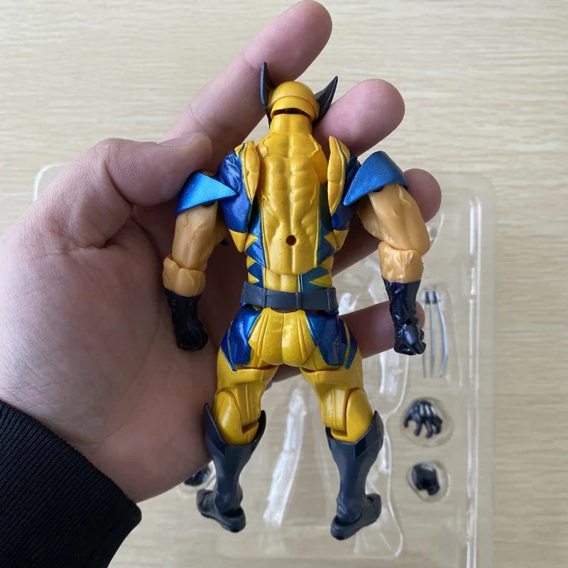 Revoltech YAMAGUCHI Wolverine Action Figure Wolverine Logan Toys X-Men Model Toy Joint Movable Doll Decor Birthday Gift For Kids-EXPROTAS