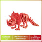 3D Printed Tyrannosaurus Rex Dinosaur Model Jointed Movable Realistic Decor