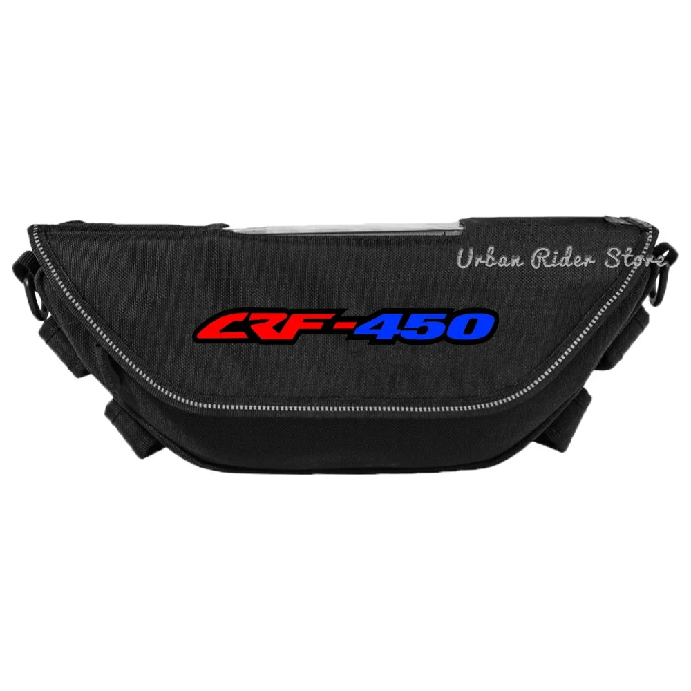 Waterproof Motorcycle Handlebar Travel Storage Bag for Honda CRF450R/CRF450RL