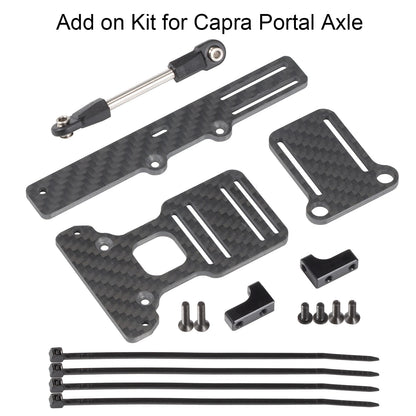 Portal ESC Battery Axle Mount Plate for Capra Carbon Fiber Chassis