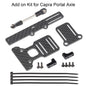 Portal ESC Battery Axle Mount Plate for Capra Carbon Fiber Chassis